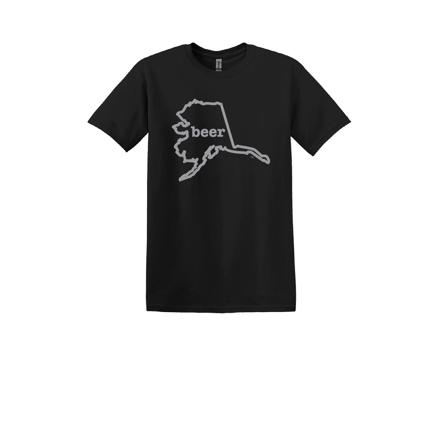 Alaska Beer Tee Shirt Short Sleeve Authentic Brand Custom Super Soft Tee