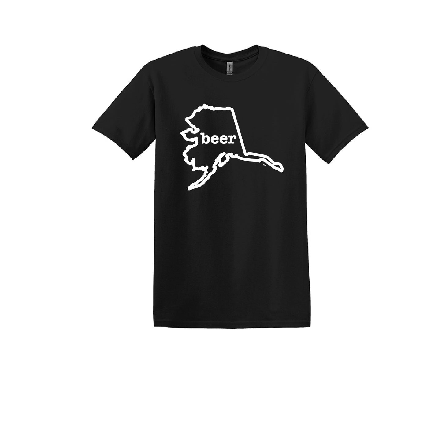 Alaska Beer Tee Shirt Short Sleeve Authentic Brand Custom Super Soft Tee