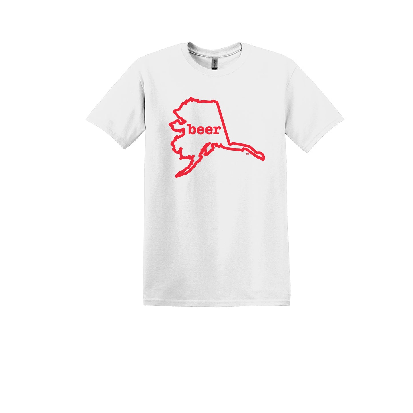 Alaska Beer Tee Shirt Short Sleeve Authentic Brand Custom Super Soft Tee