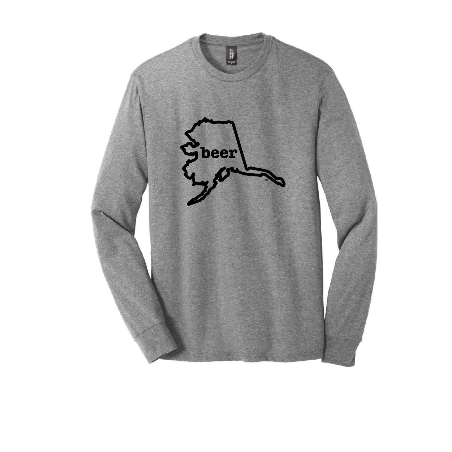 Alaska Beer Tee Shirt Long Sleeve Authentic Brand Custom Super Soft Tee