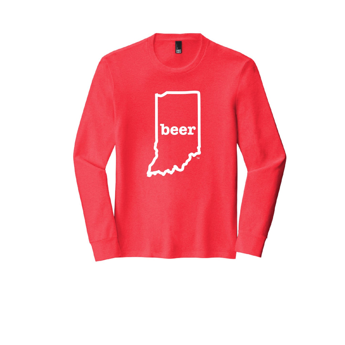 Indiana Beer Tee Shirt Long Sleeve Authentic Brand Custom Super Soft Tee