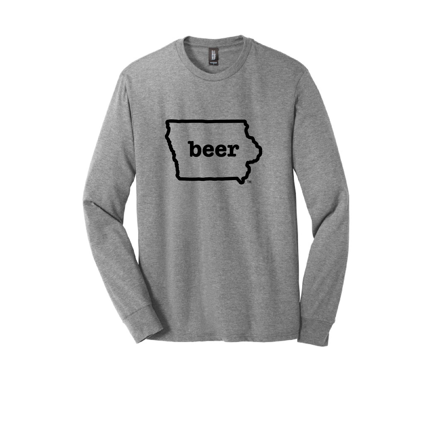 Iowa Beer Tee Shirt Long Sleeve Authentic Brand Custom Super Soft Tee