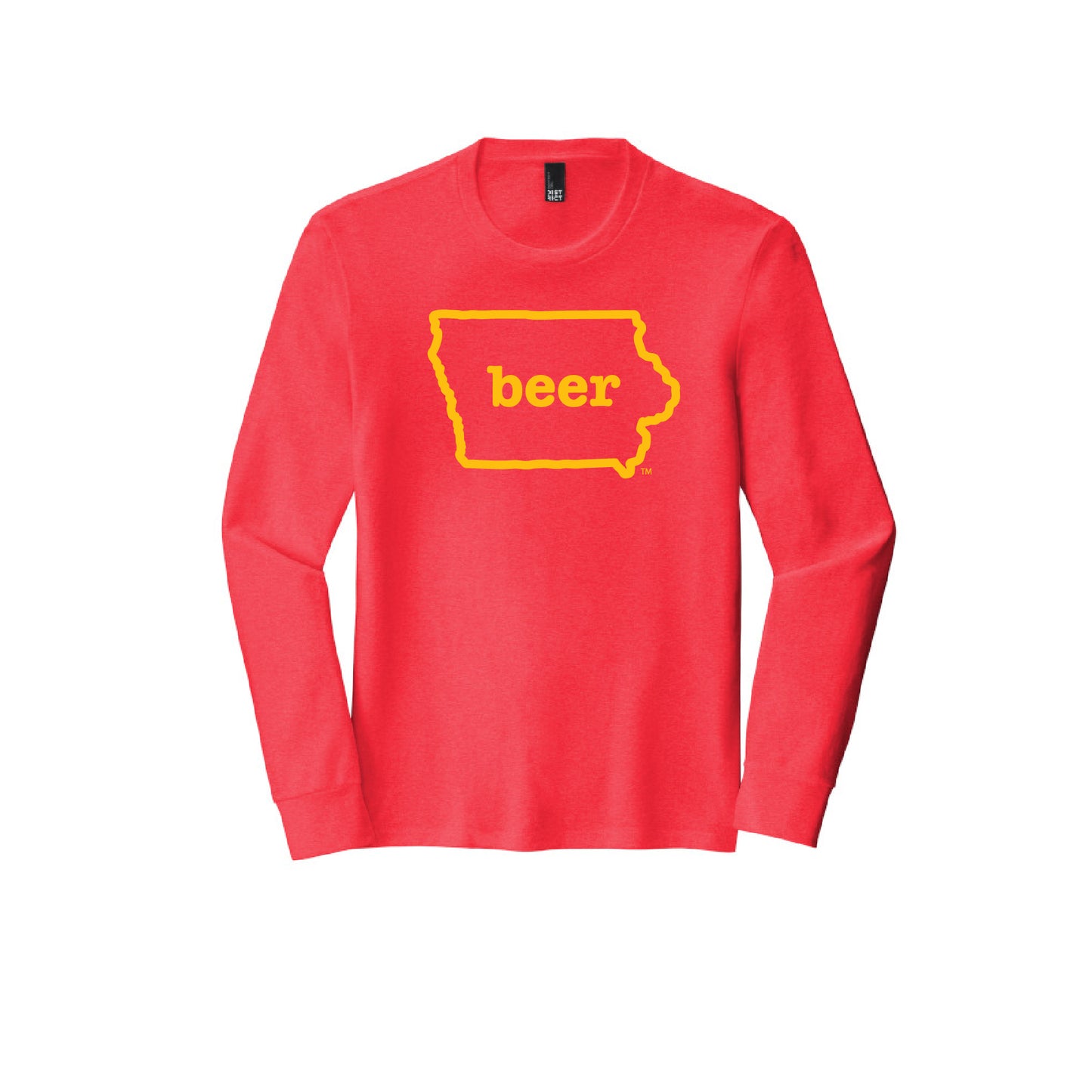 Iowa Beer Tee Shirt Long Sleeve Authentic Brand Custom Super Soft Tee