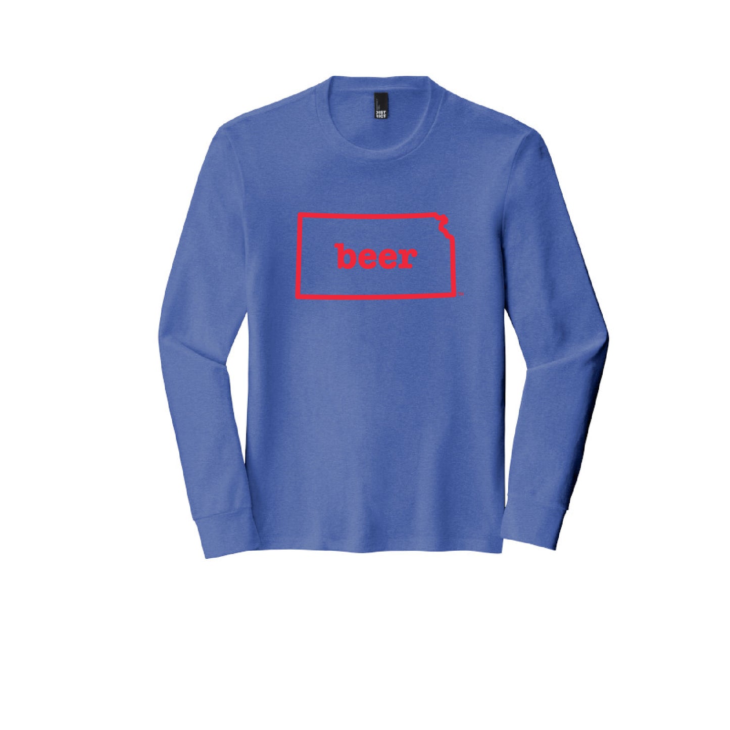 Kansas Beer Tee Shirt Long Sleeve Authentic Brand Custom Super Soft Tee