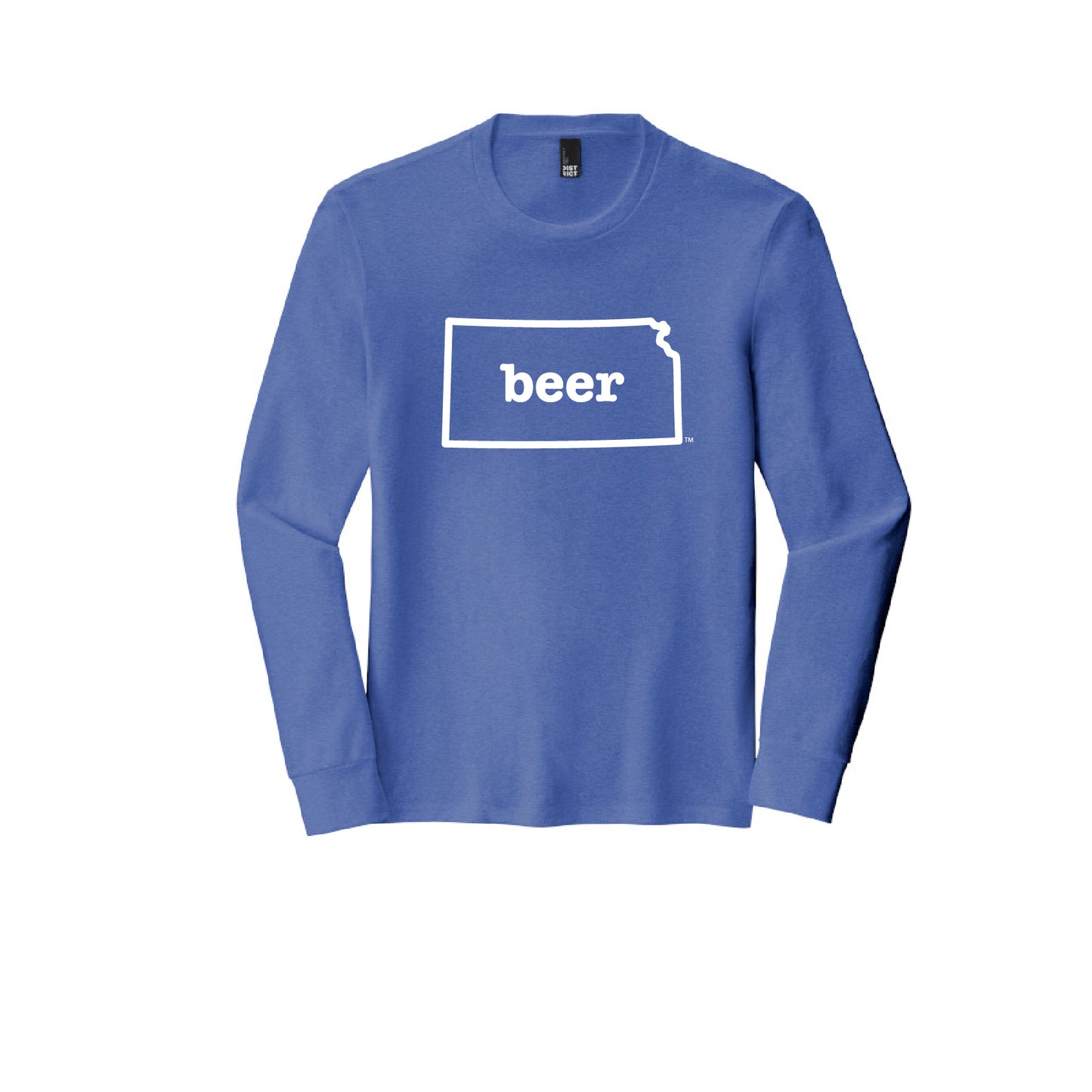 Kansas Beer Tee Shirt Long Sleeve Authentic Brand Custom Super Soft Tee