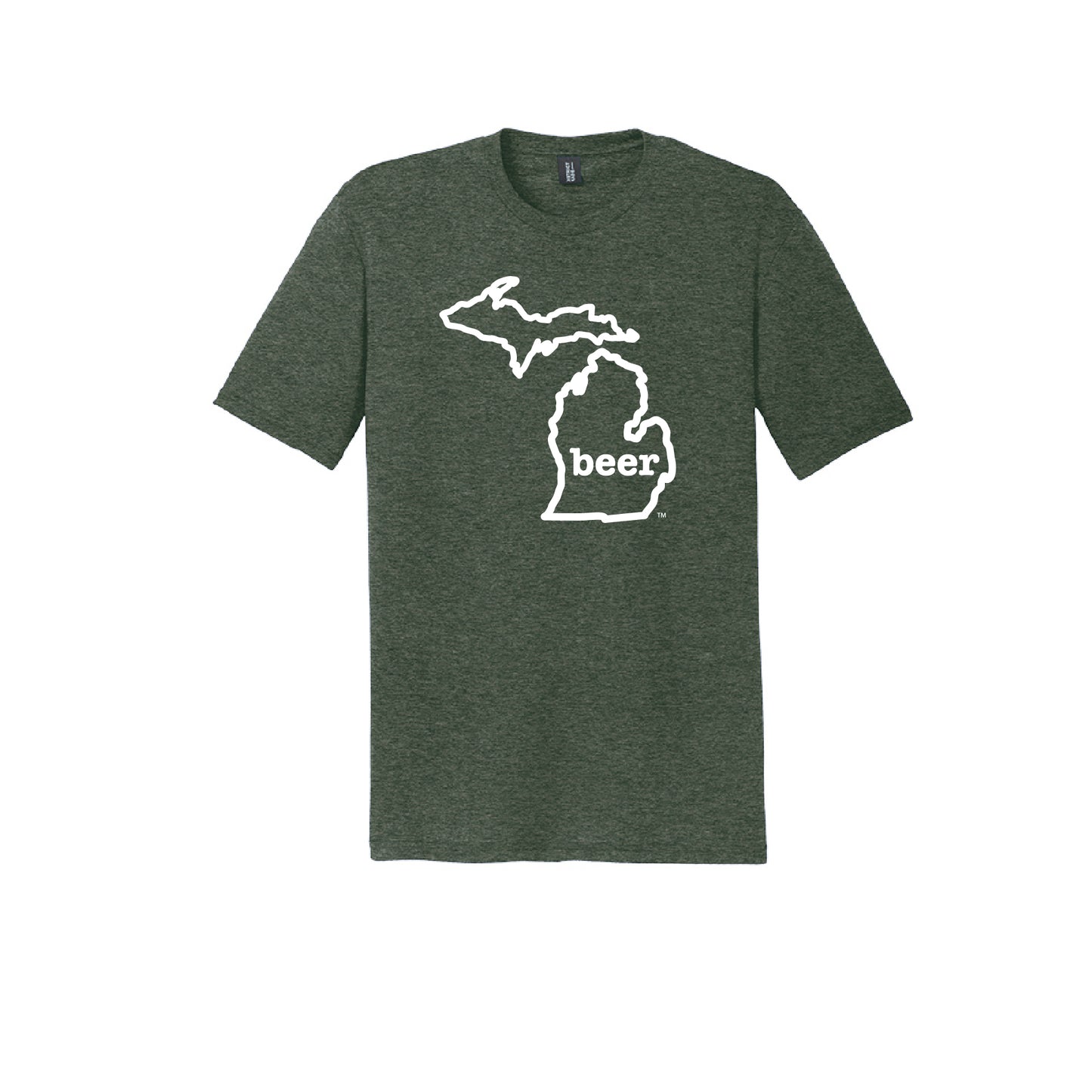 Michigan Beer Tee Shirt Short Sleeve Authentic Brand Custom Super Soft Tee