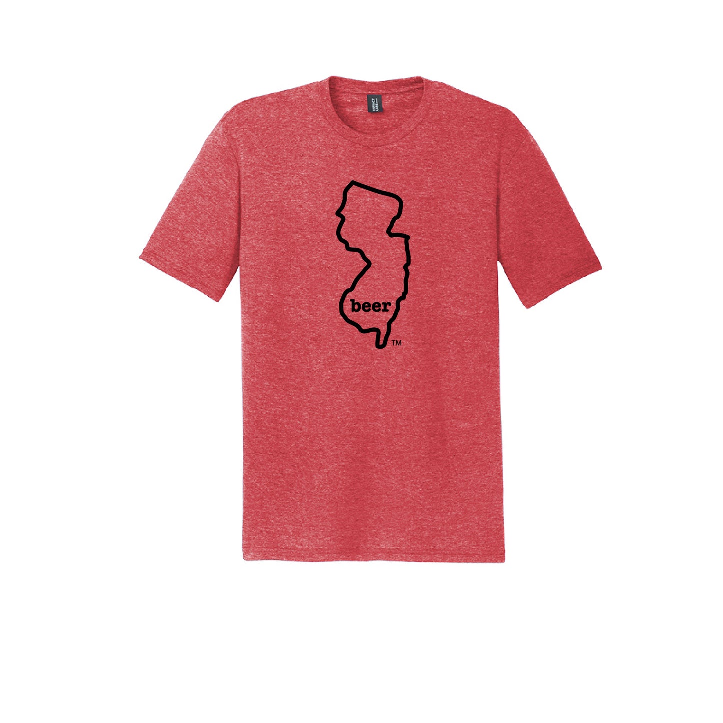 New Jersey Beer Tee Shirt Short Sleeve Authentic Brand Custom Super Soft Tee