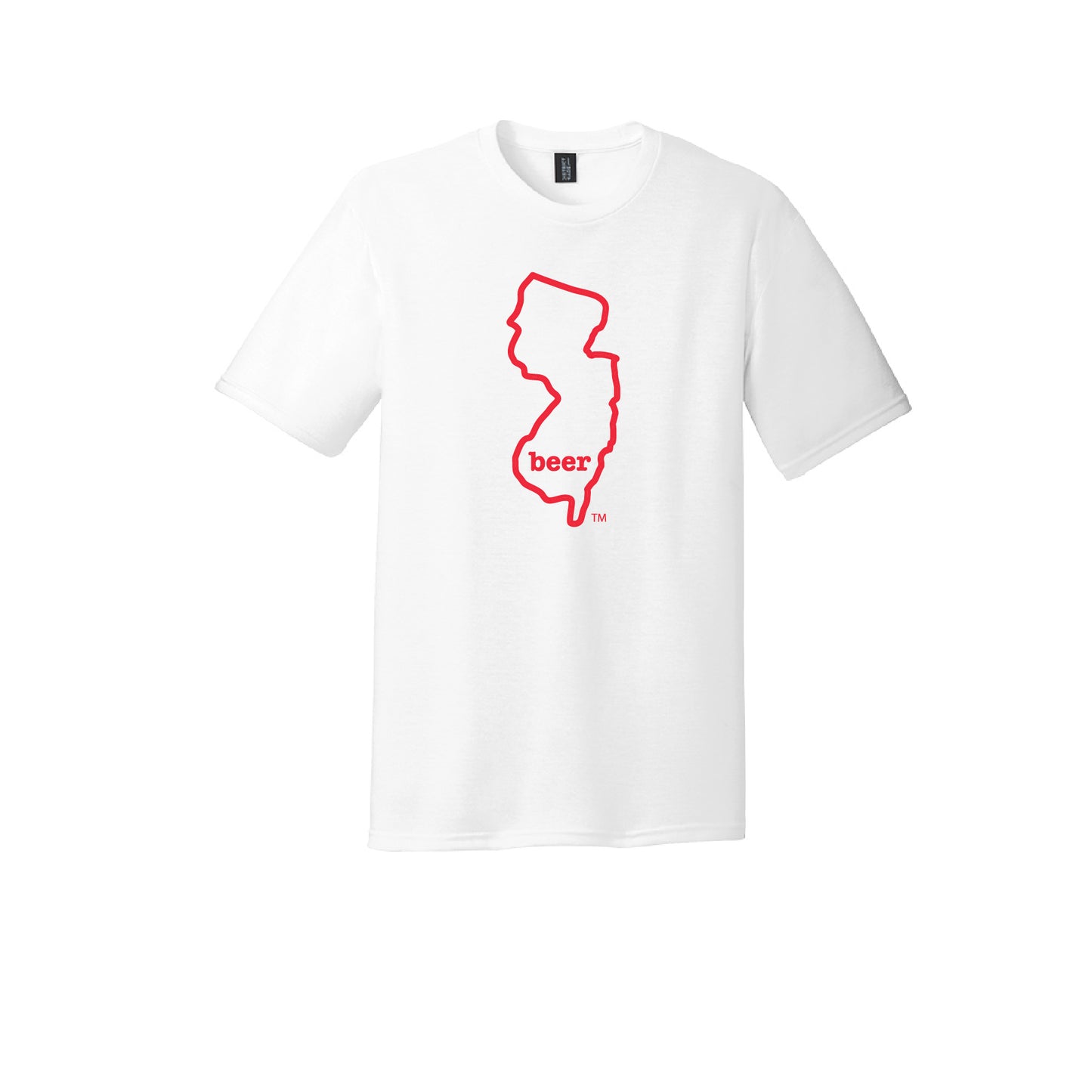 New Jersey Beer Tee Shirt Short Sleeve Authentic Brand Custom Super Soft Tee
