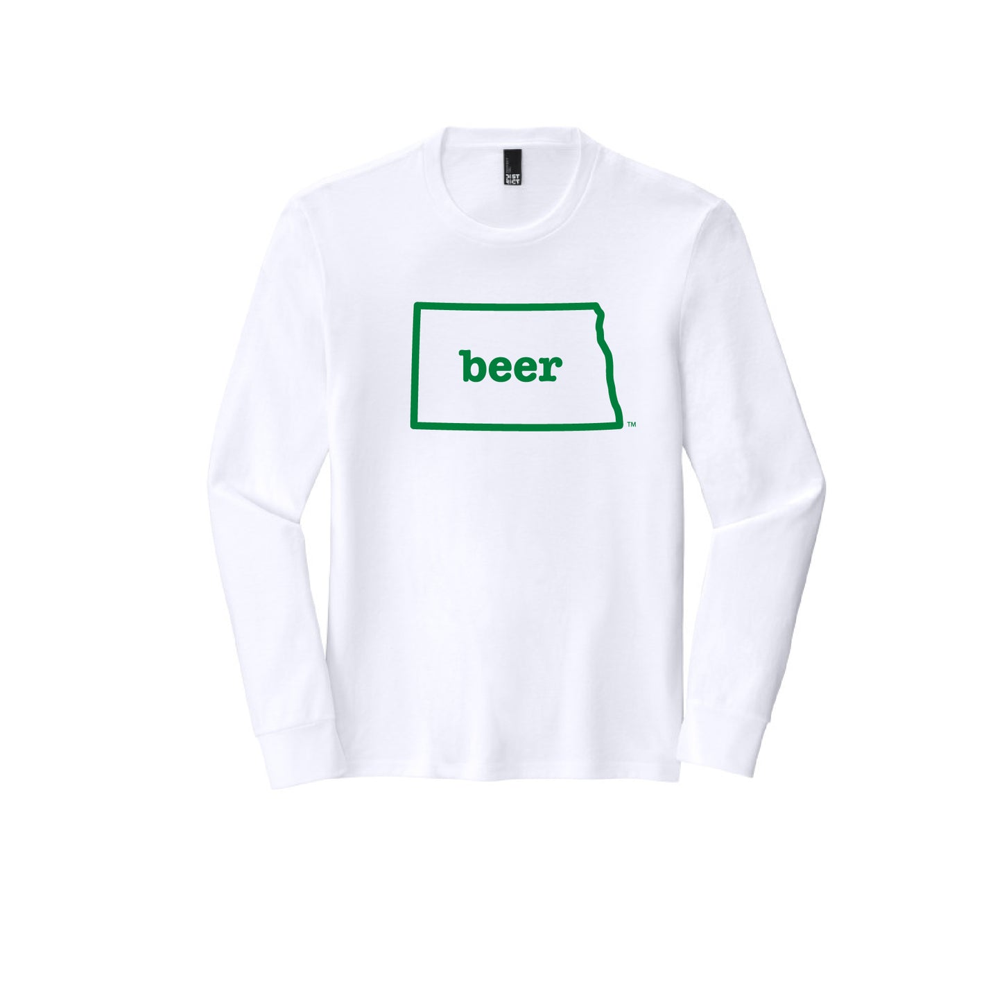 North Dakota Beer Tee Shirt Long Sleeve Authentic Brand Custom Super Soft Tee