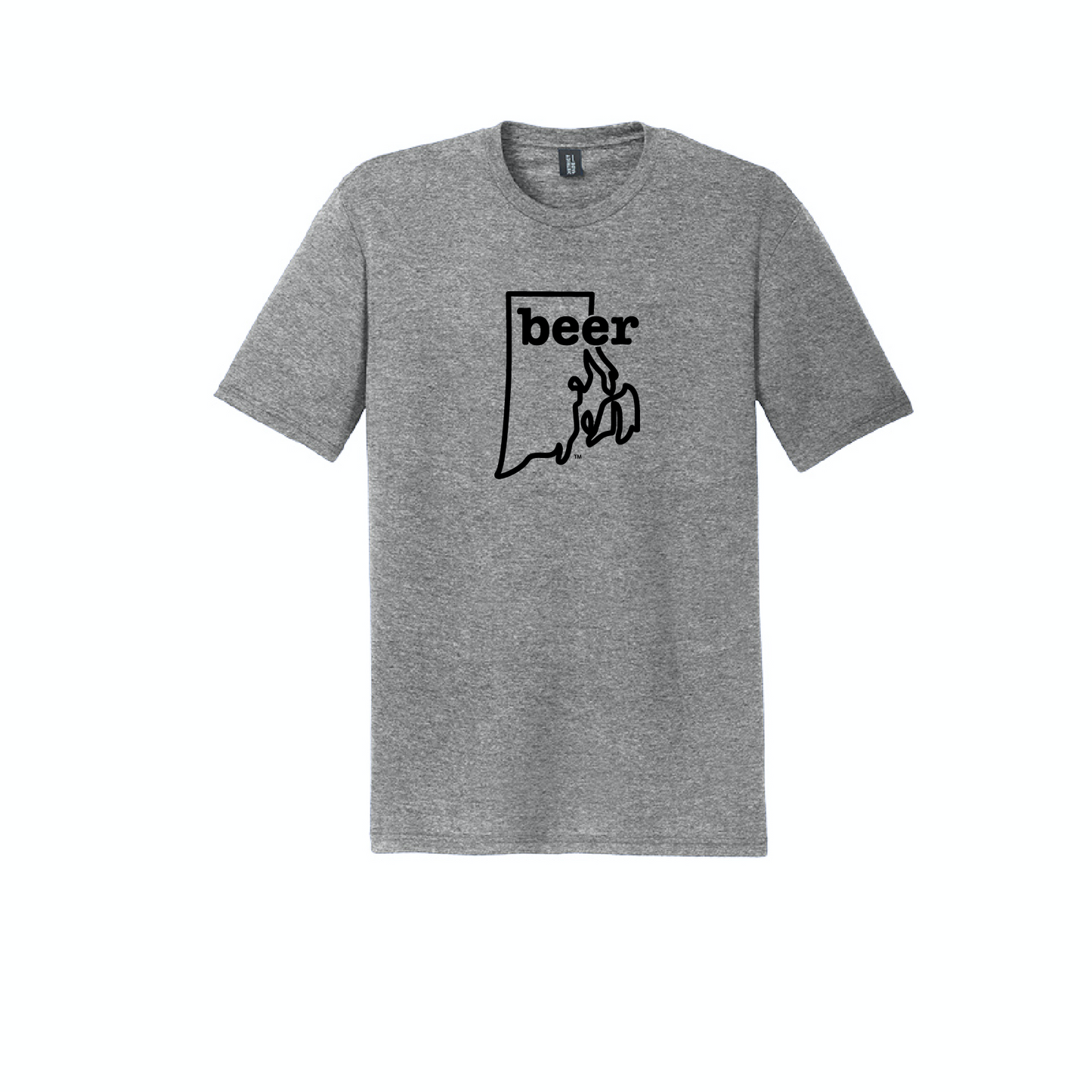 Rhode Island Beer Tee Shirt Short Sleeve Authentic Brand Custom Super Soft Tee