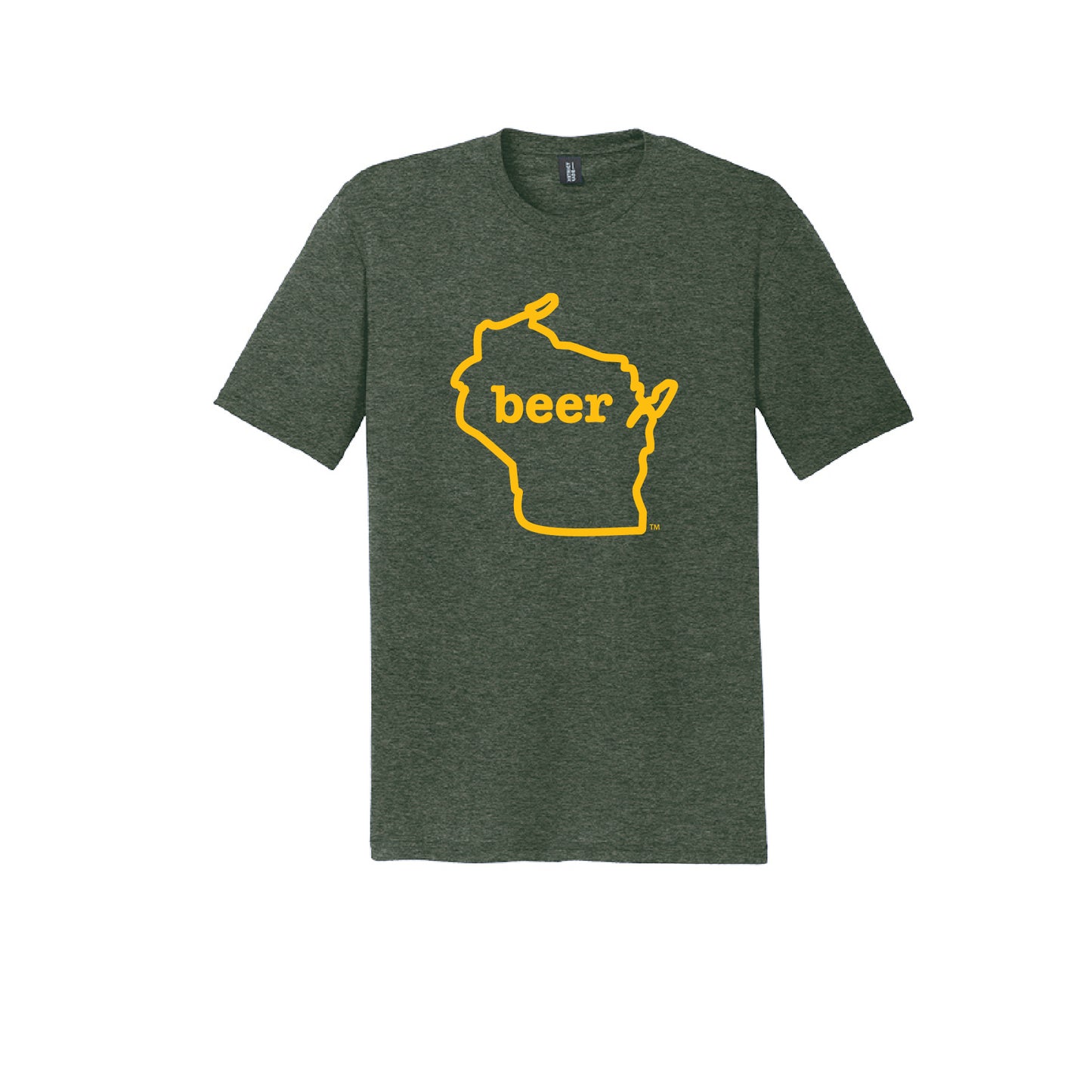 Wisconsin Beer Tee Shirt Short Sleeve Authentic Brand Custom Super Soft Tee