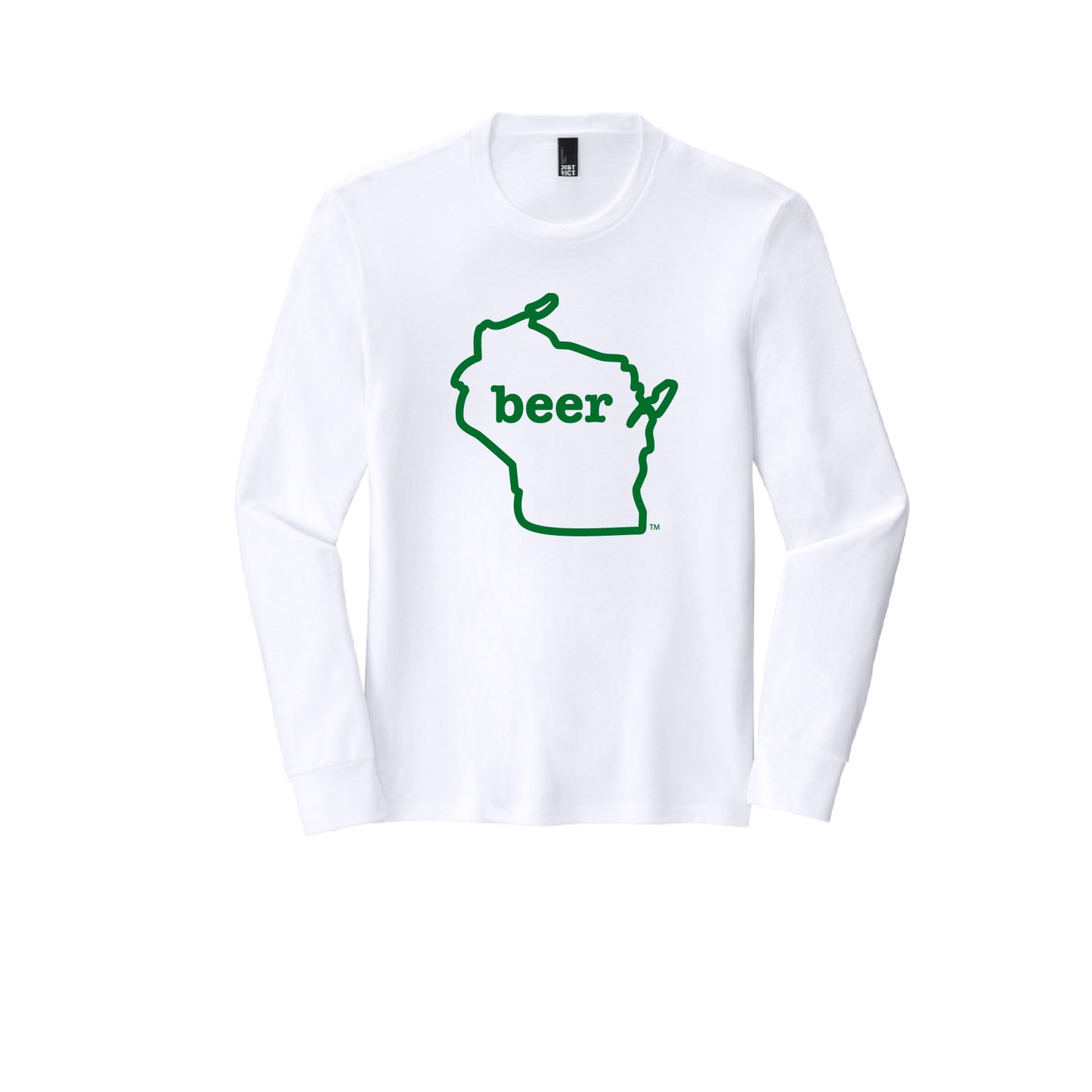 Wisconsin Beer Tee Shirt Long Sleeve Authentic Brand Custom Super Soft Tee