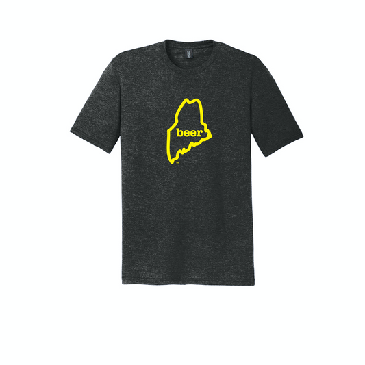 Maine Beer Tee Shirt Short Sleeve Authentic Brand Custom Super Soft Tee