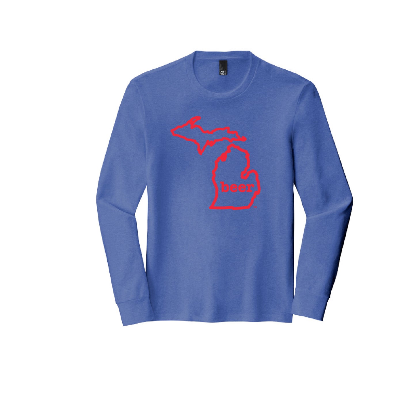 Michigan Beer Tee Shirt Long Sleeve  Authentic Brand Custom Super Soft Tee