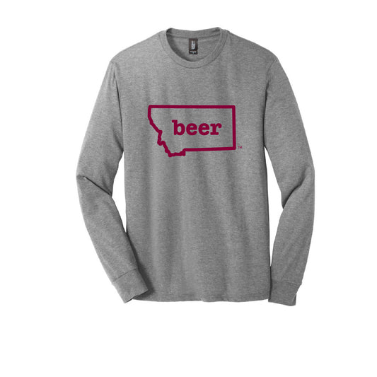 Montana Beer Tee Shirt Long Sleeve Authentic Brand Custom Super Soft Tee