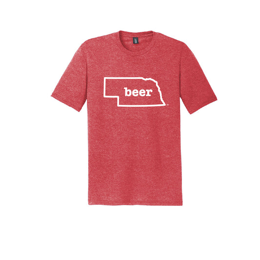 Nebraska Beer Tee Shirt Short Sleeve  Authentic Brand Custom Super Soft Tee