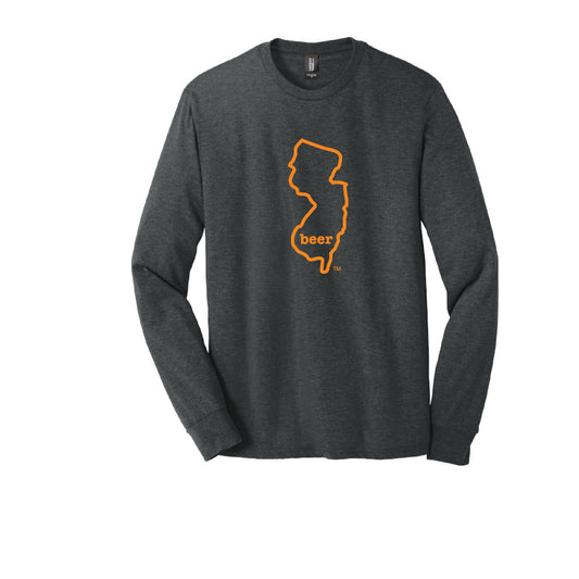 New Jersey Beer Tee Shirt Long Sleeve Authentic Brand Custom Super Soft Tee