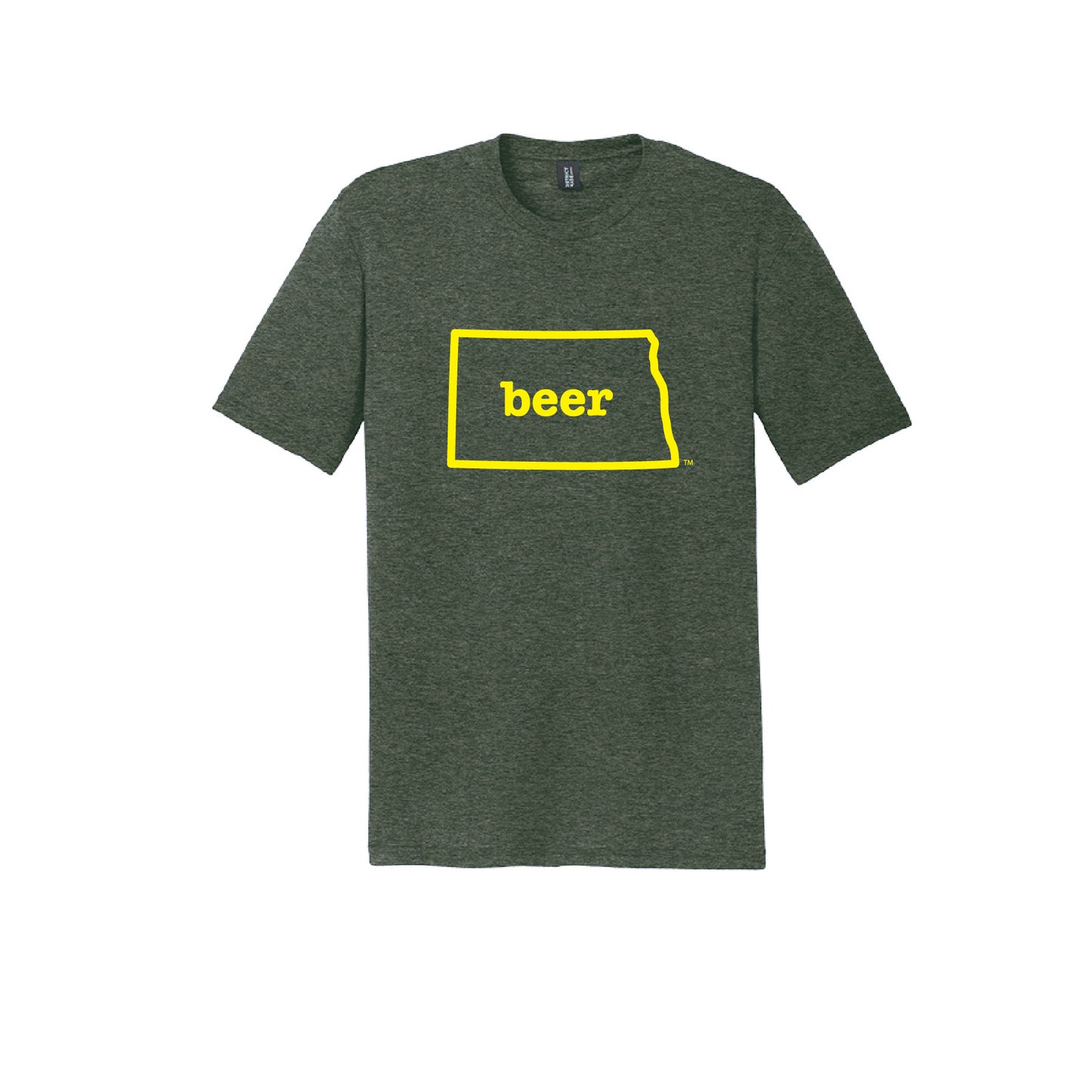 North Dakota Beer Tee Shirt Short Sleeve  Authentic Brand Custom Super Soft Tee
