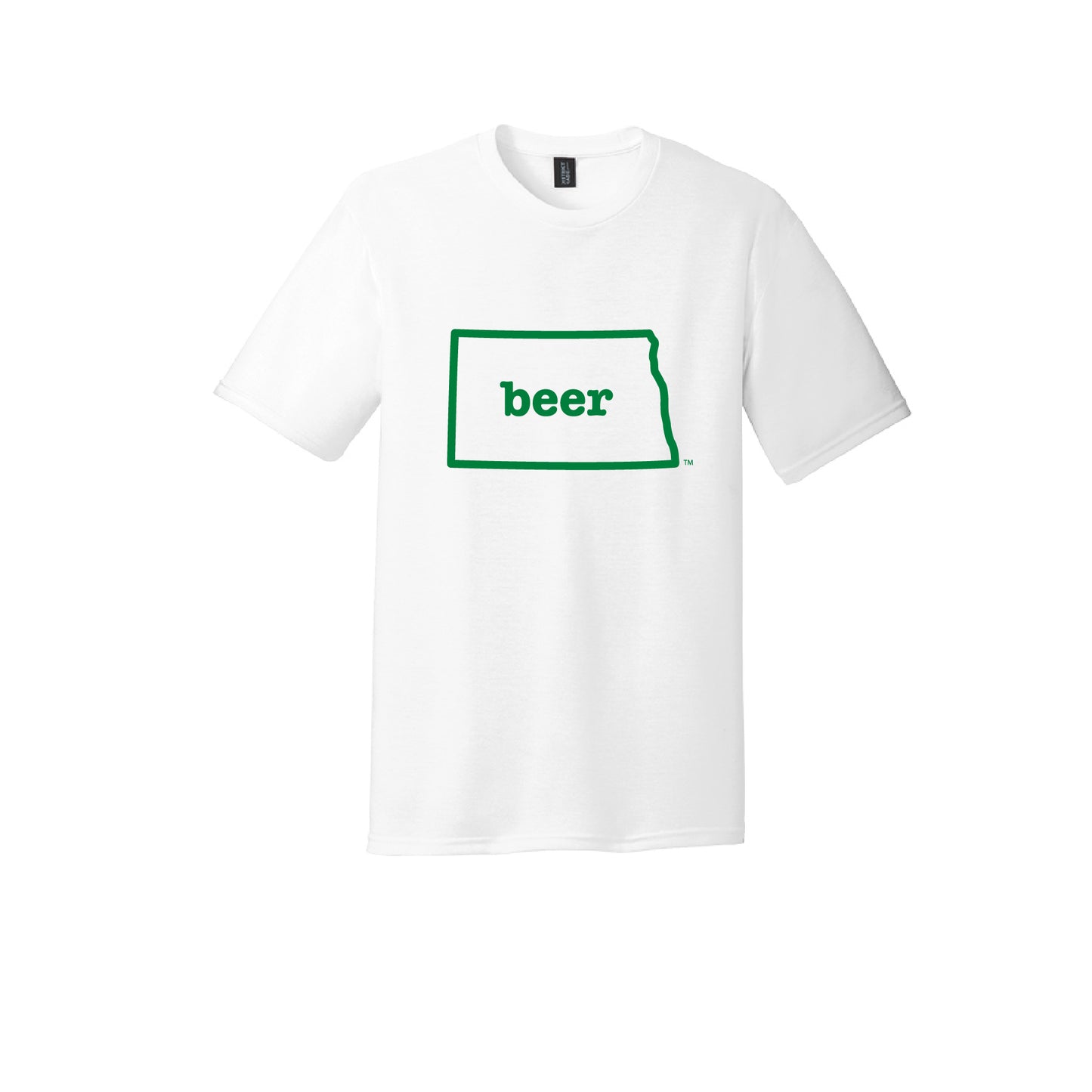 North Dakota Beer Tee Shirt Short Sleeve  Authentic Brand Custom Super Soft Tee