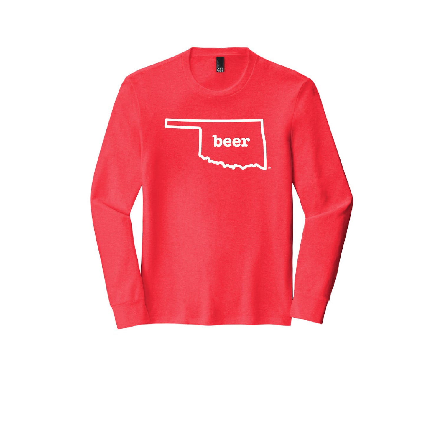 Oklahoma Beer Tee Shirt Long Sleeve  Authentic Brand Custom Super Soft Tee