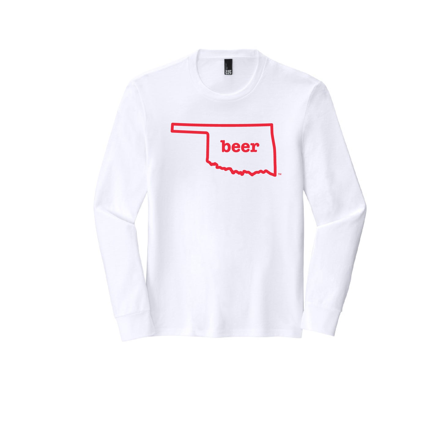 Oklahoma Beer Tee Shirt Long Sleeve  Authentic Brand Custom Super Soft Tee