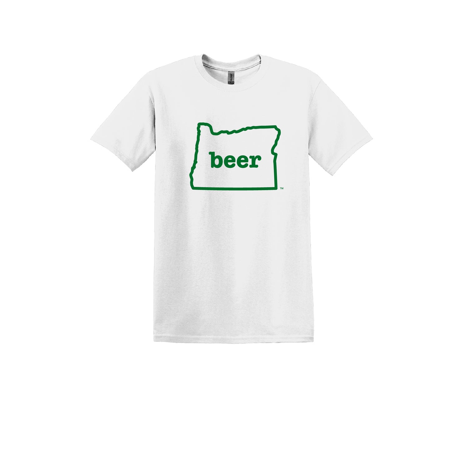 Oregon Beer Tee Shirt Short Sleeve  Authentic Brand Custom Super Soft Tee