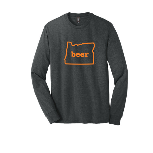 Oregon Beer Tee Shirt Long Sleeve  Authentic Brand Custom Super Soft Tee