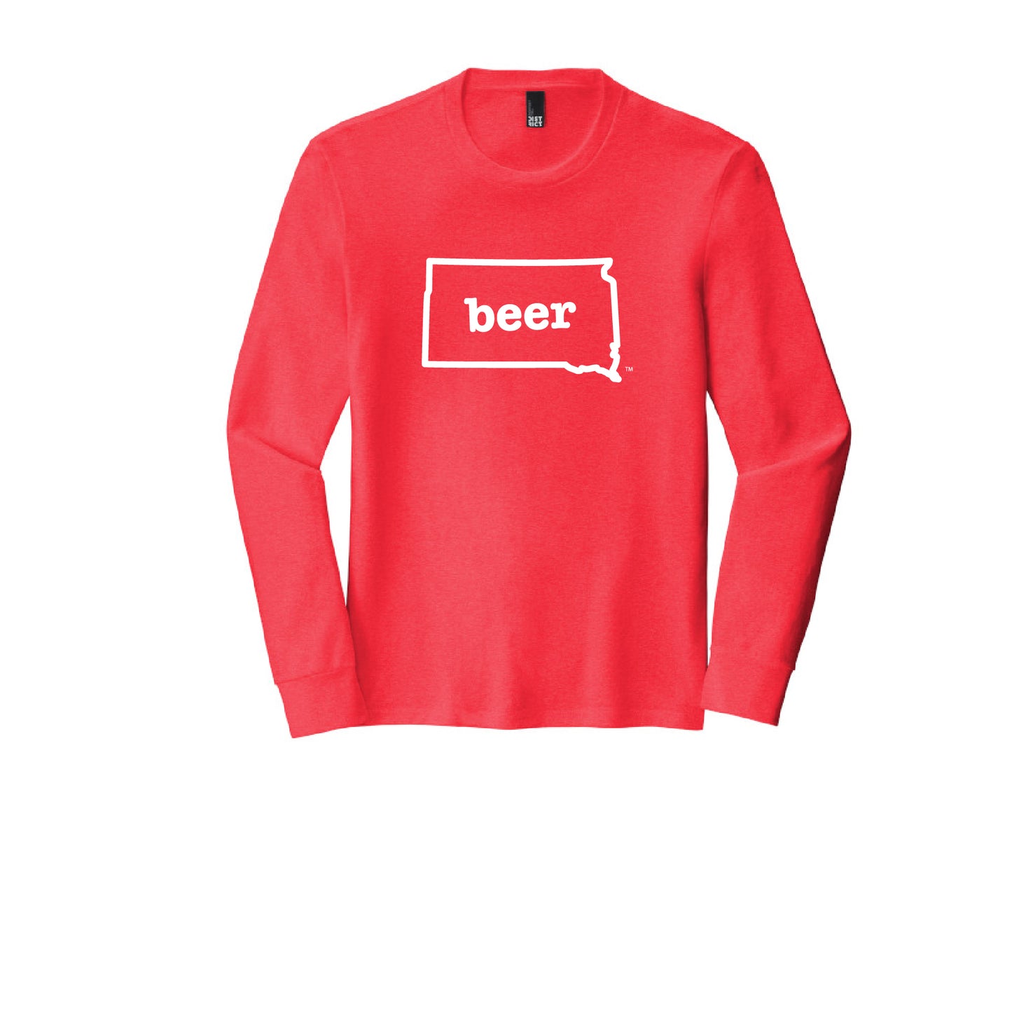 South Dakota Beer Tee Shirt Long Sleeve  Authentic Brand Custom Super Soft Tee