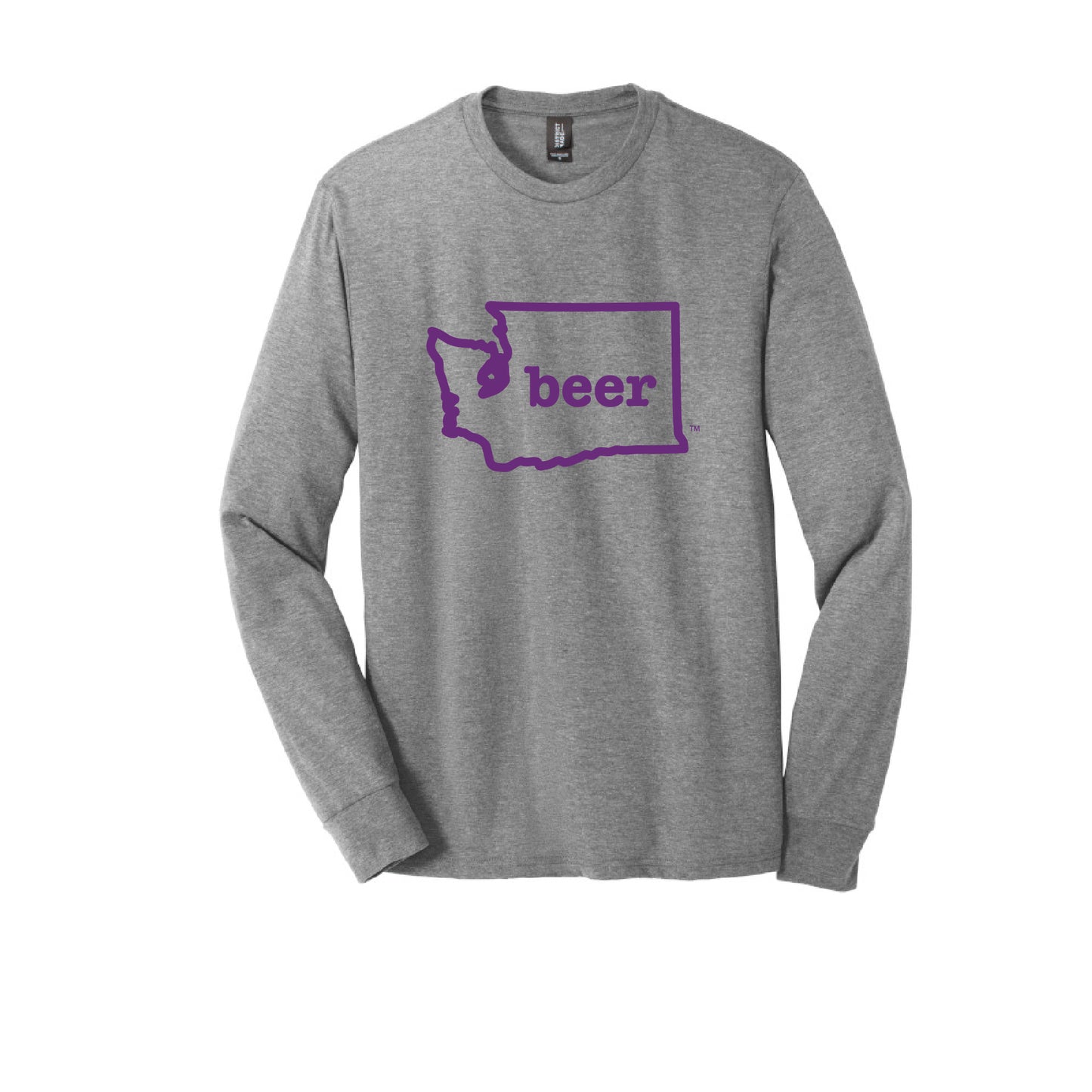 Washington Beer Tee Shirt Long Sleeve  Authentic Brand Custom Super Soft Tee