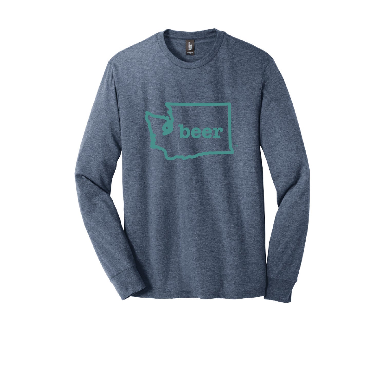 Washington Beer Tee Shirt Long Sleeve  Authentic Brand Custom Super Soft Tee
